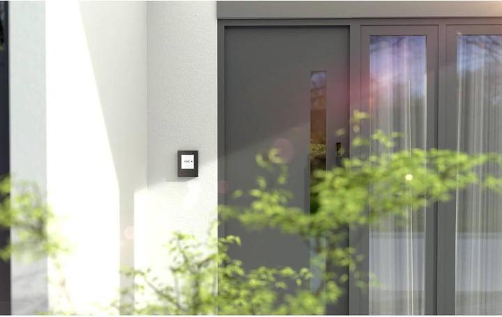 Produktbild M-E KTF-1 A Klingeltaster mit Beleuchtungsautomatik für 1-Familienhaus