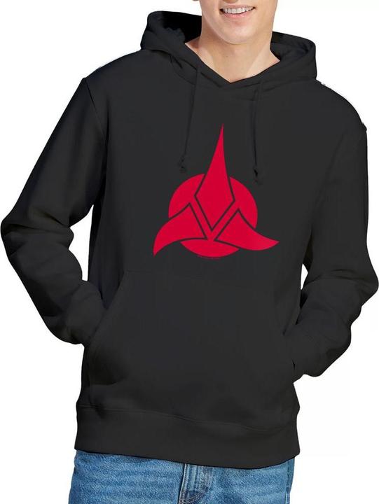 Immagine prodotto Klingon Felpa con Cappuccio Logo Uomo (XXL)