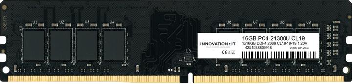 Actual product image Innovation IT 2666 16GB CL19-19 1.20V LD 8-chip memory module 1 x 16 GB DDR4 2666 MHz (1 x 16GB, 2666 MHz, DDR4-RAM, DIMM)