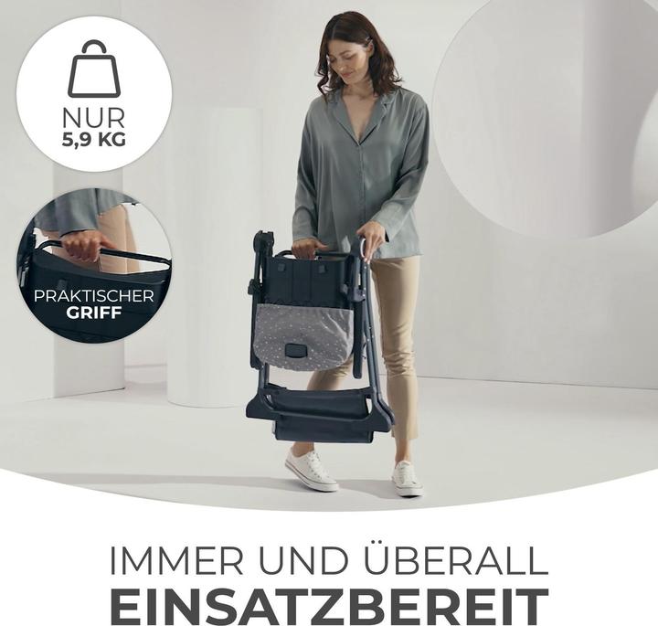 Actual product image KinderKraft Foldee high chair pink (Highchair)