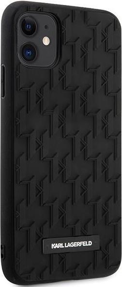 Produktbild Karl Lagerfeld KLHCN61RUPKLPK iPhone 11 / Xr 6.1" hardcase czarny/black 3D Monogram (Apple iPhone XR)