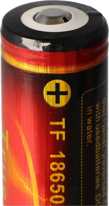 Actual product image Trustfire Akku 18650 3000mAh geschützt (Flame) (1 pcs., 18650, 3000 mAh)