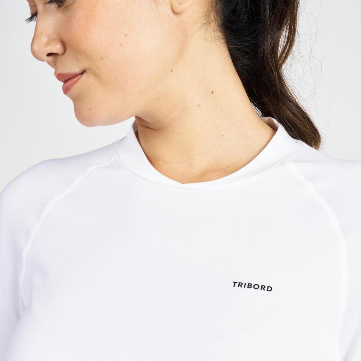 Produktbild Tribord Segelshirt langarm Damen UV-Schutz - Sailing 500 weiss (XL)