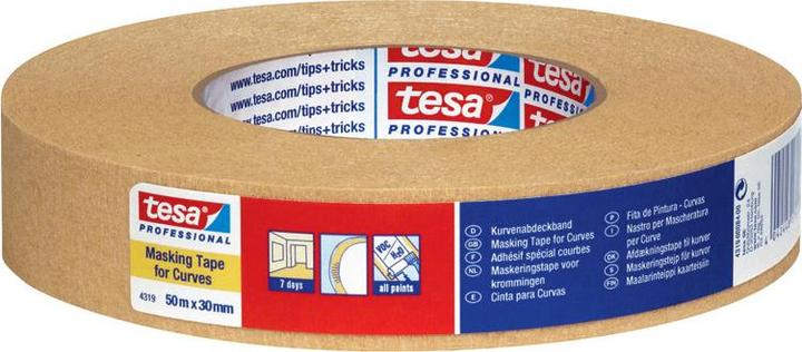 Actual product image tesa tesakrepp® curve masking tape 50m:25mm (25 mm)