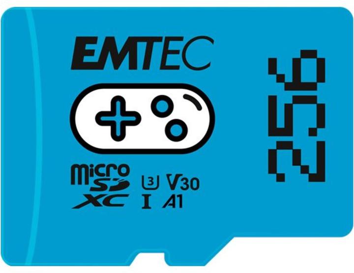 Emtec Gaming (256 GB, microSDXC, U3, UHS-I)