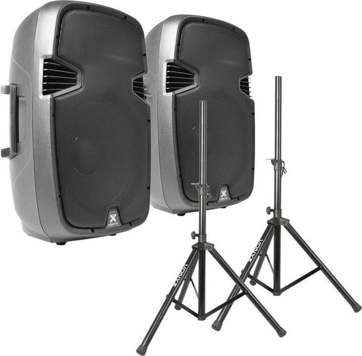Vonyx SPJ-1500A 15 Speaker set 1600W with standards (Active)