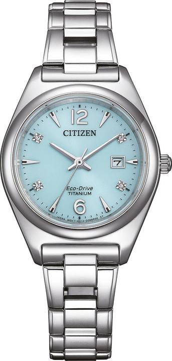 Immagine prodotto Citizen EW2601-81M Orologio da donna in titanio Eco-Drive 29mm 10ATM (Orologio da polso analogico, 29 mm)
