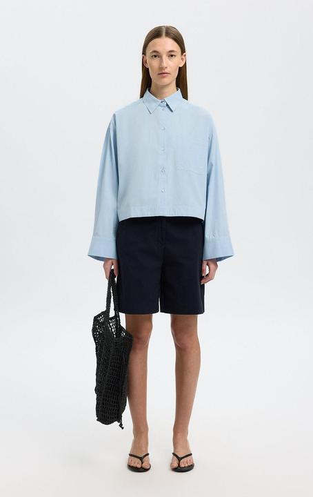 Actual product image Selected Femme Boxy Fit Crop-Bluse (42)