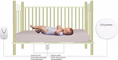Actual product image Babysense Europe Respiration monitor with 2 sensor mats (Baby Monitor Audio)