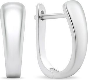 Brilio Silver - Minimalist silver earrings EA485W