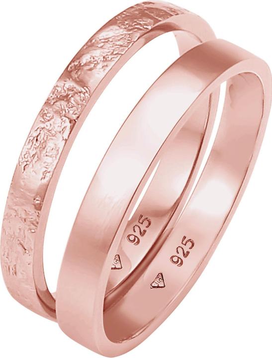 Image du produit Elli Bague à ruban, Organic, Ring Set (52, Argent 925)