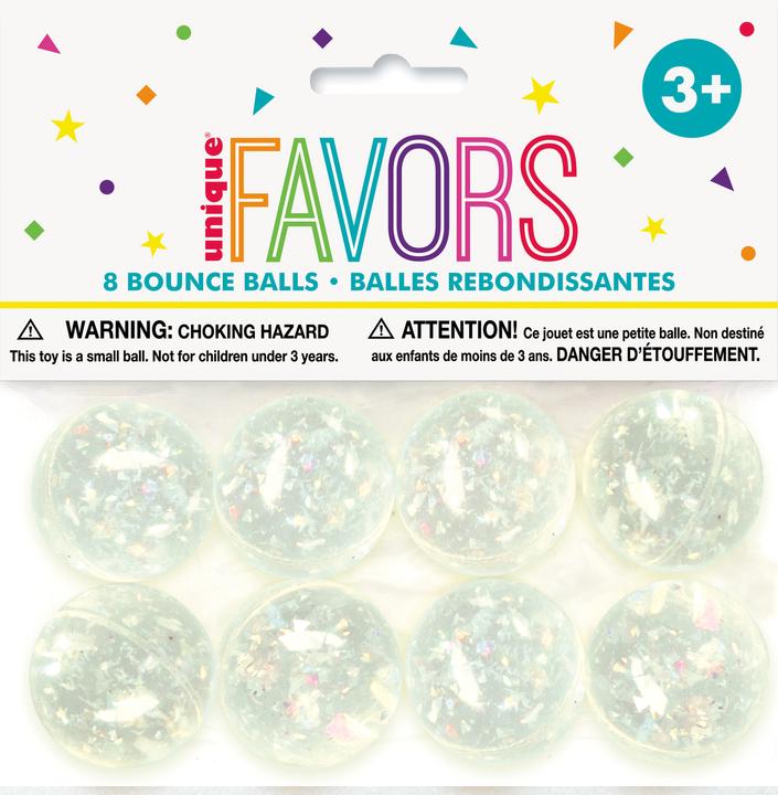 Immagine prodotto Unique Palline rimbalzanti trasparenti (8 pz.)