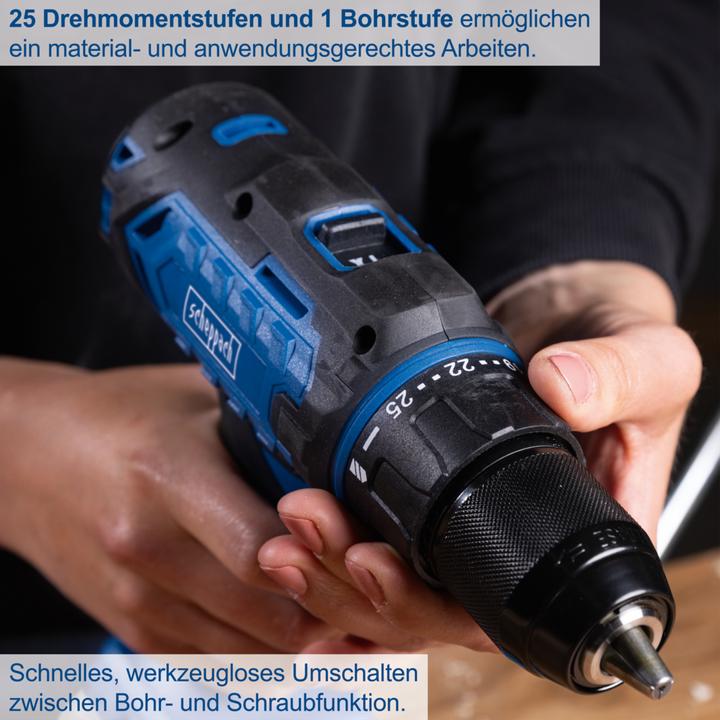 Produktbild Scheppach Akku-Bohrschrauber C-DD45-X (DIY)