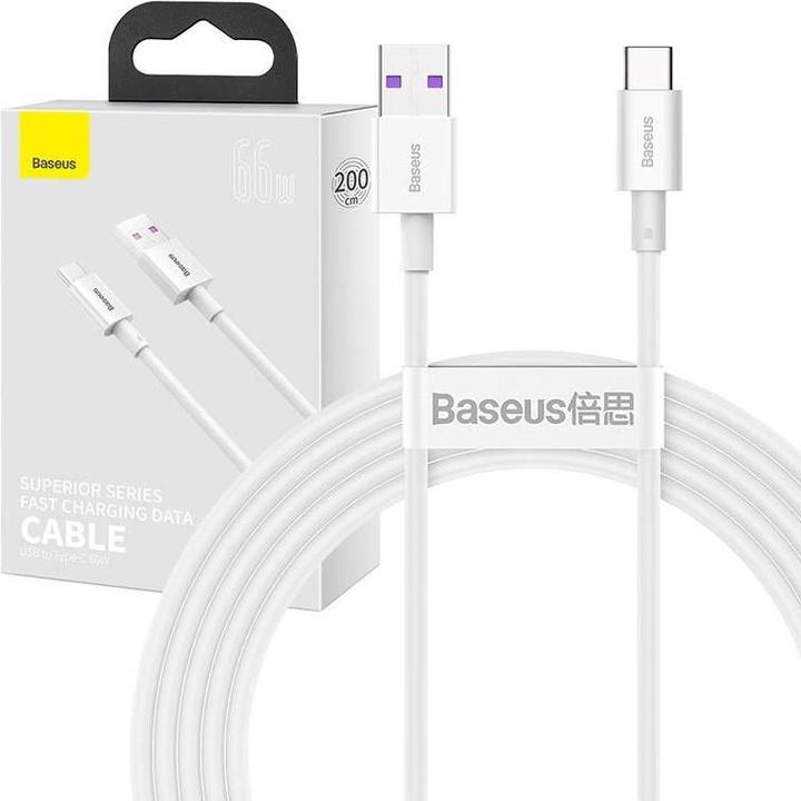 Actual product image Baseus USB A – USB C (2 m, USB 2.0, 66 W)