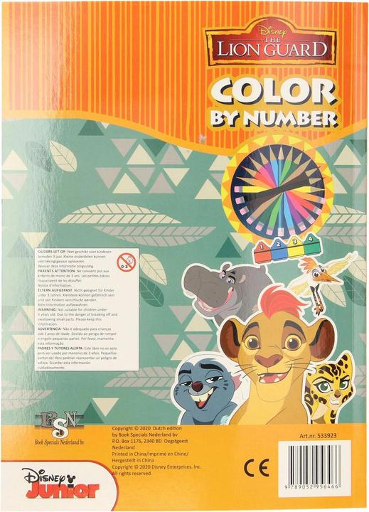 Immagine prodotto Colore per numeri - Il Re Leone