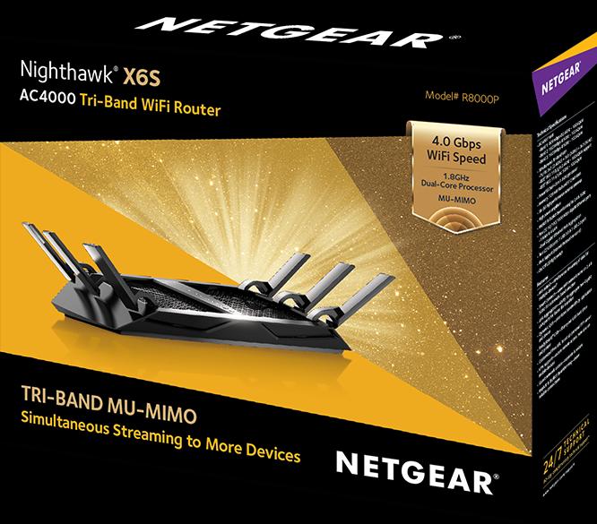 Actual product image Netgear R8000P Nighthawk X6S