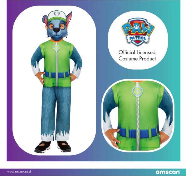 Image du produit Amscan Costume enfant Paw Patrol Rocky 4-6 ans