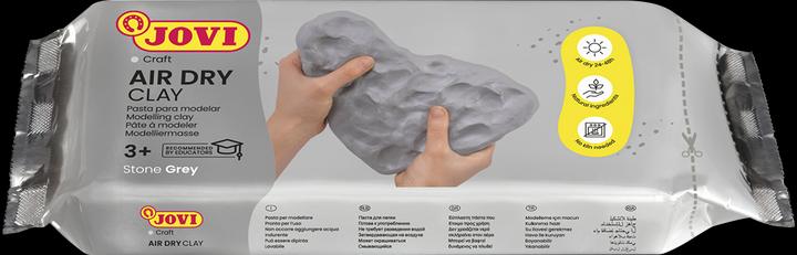 Produktbild Jovi Modelliermasse Air Dry Clay grau