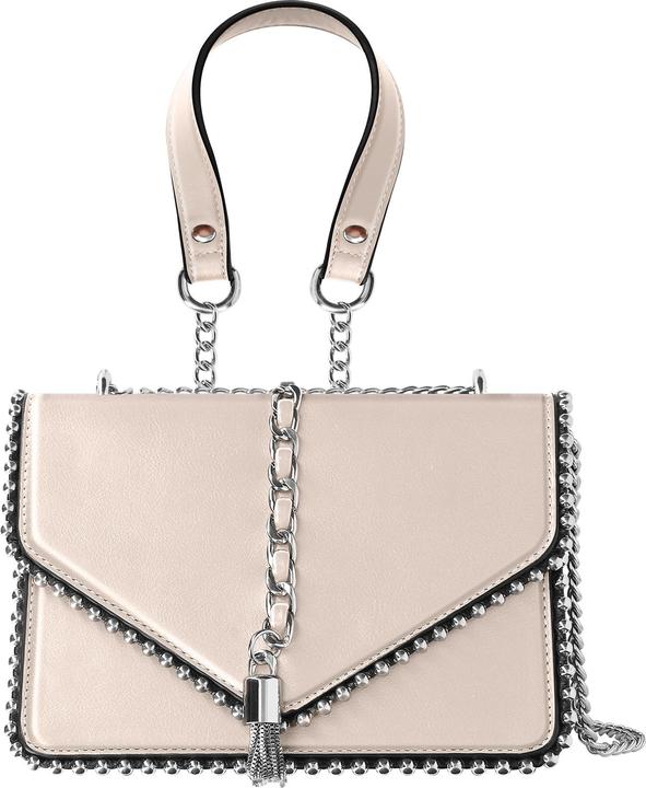 Gallantry Trendy Handtasche mit Metallic-Kettenhenkel