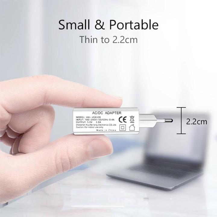 Produktbild Eaxus USB-Ladegerät 3-Fach mit Spannungsanzeige (45 W)