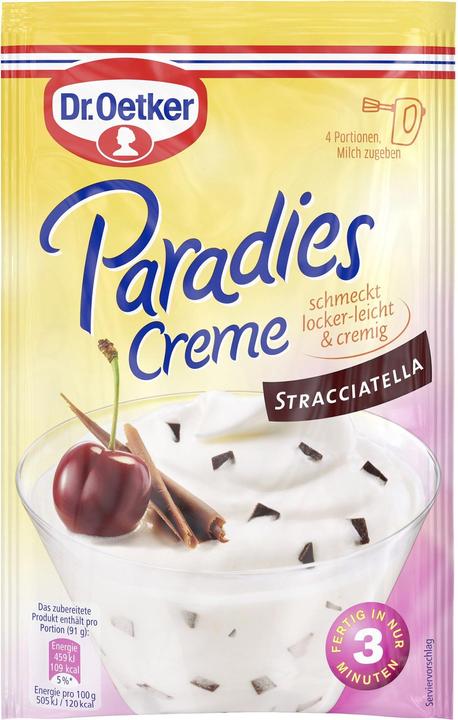 Dr. Oetker Paradies Creme Stracciatella (66 g)