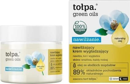 Tołpa Tolpa Green Oils feuchtigkeitsspendende und glättende Gesichtscreme für Tag und Nacht