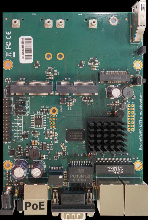 Image du produit MikroTik RBM33G routeur filaire Noir, Vert, Gris