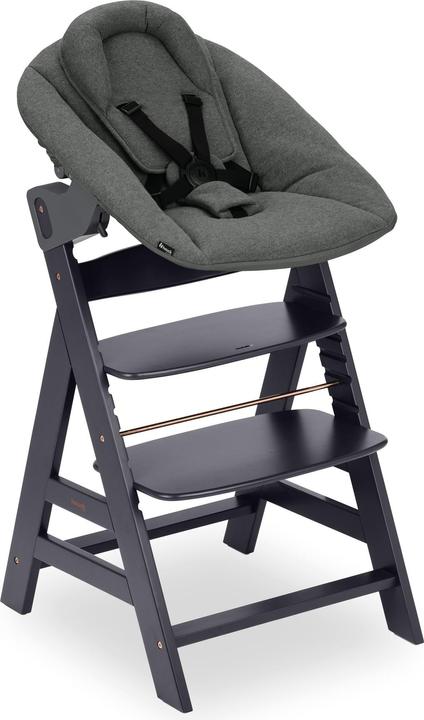 Hauck Alpha Set Neonato Plus Grigio Scuro (Seggiolone)