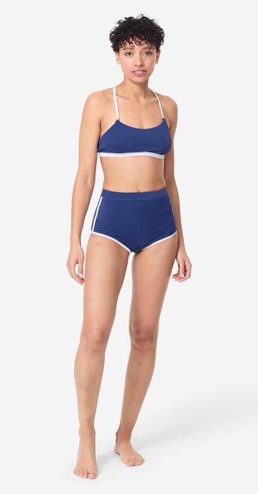 Image du produit Olaian Bas de maillot de bain surf shorty taille haute Femme - Caro Bleu (40, 42)