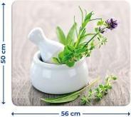 Produktbild Wenko Multi-Platte Kräutergarten, für Glaskeramik Kochfelder, Schneidbrett