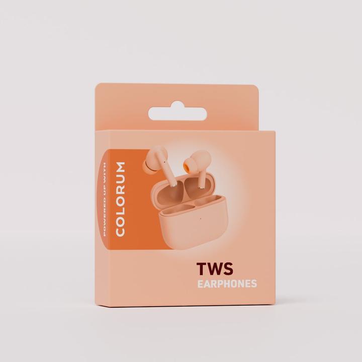 Produktbild Forever COLORUM TWS Bluetooth-Kopfhörer CTWS-14 x Peach Fuzz (5 h, Kabellos)