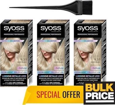 Syoss Permanent Coloration Hair Dye 9-53 Silver Blush