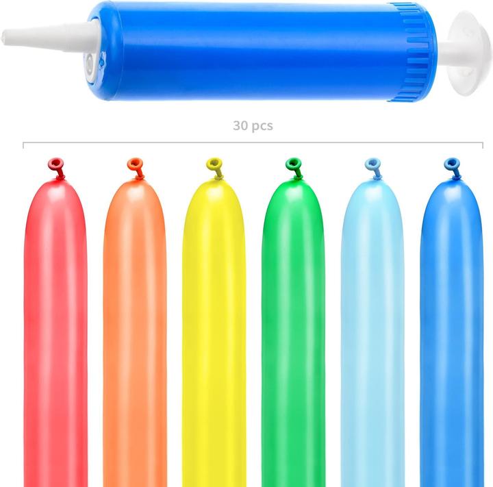 Produktbild Partydeco Kit de Ballons de Modelage - Arc-en-ciel (1 x)