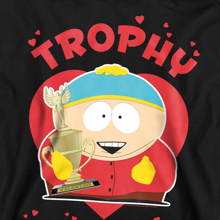 Actual product image Ubisoft Unisex Adult Trophy Boyfriend Eric Cartman Valentine's Day Sweatshirt (L)