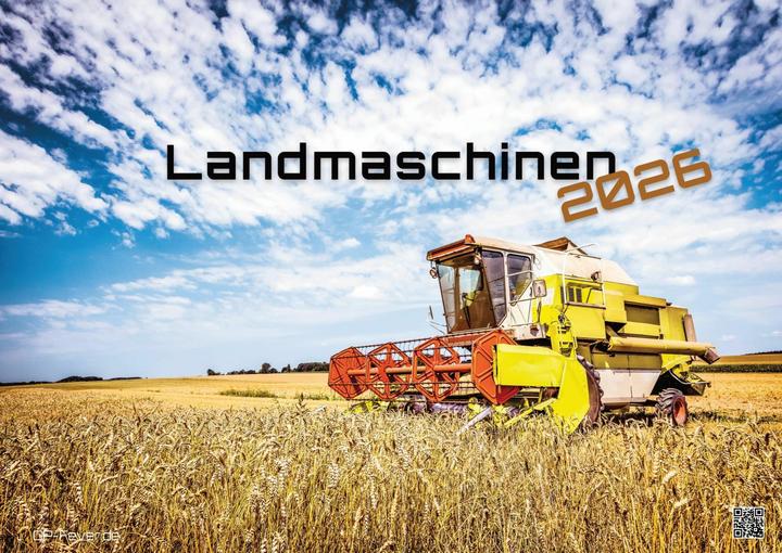 Landmaschinen - Traktor - 2026 - Kalender DIN A3 (A3, Deutsch)