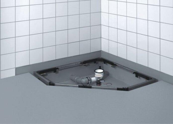 Produktbild MEPA Montagerahmen SF für 5-Eck und 1/4-Kreis Duschwannen