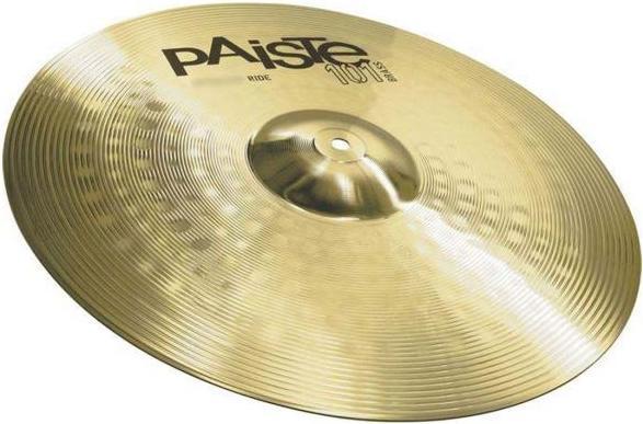 Actual product image Paiste 101 Ride Cymbal 20 with 5A KD Drumsticks (20", Cymbal)