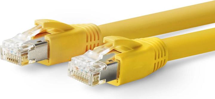 Actual product image Vivolink PROCAT60 Network cable 60 m Cat6a F/FTP (FFTP) Yellow (F/FTP, CAT6a, 60 m)