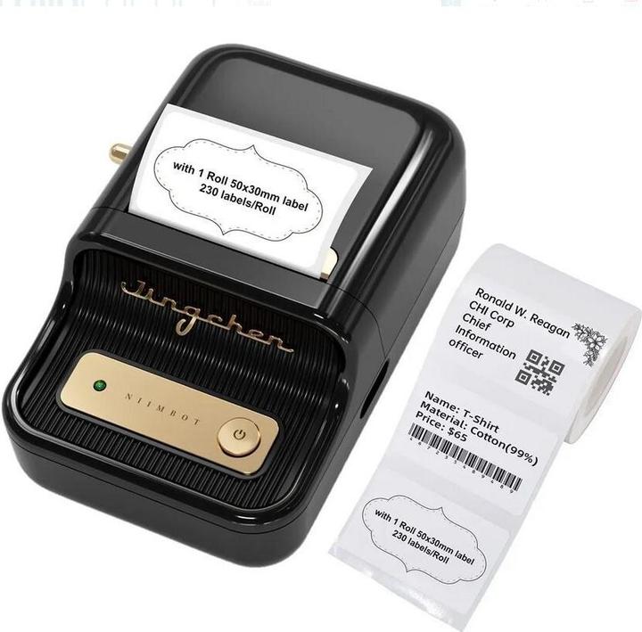 Actual product image Niimbot B21 (203 dpi)
