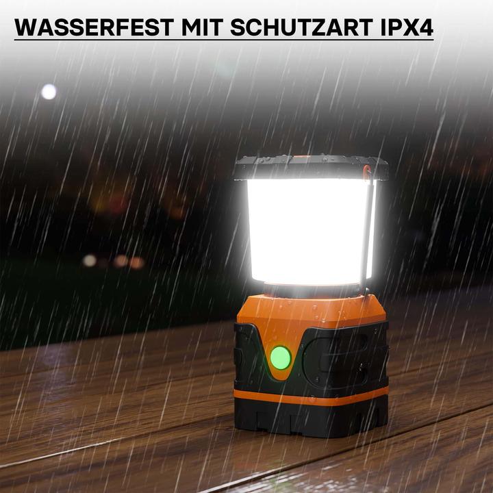 Actual product image Toboli Battery-powered Camping Lamp with 4 Light Modes LED Outdoor Lantern Dimmable Camping Light