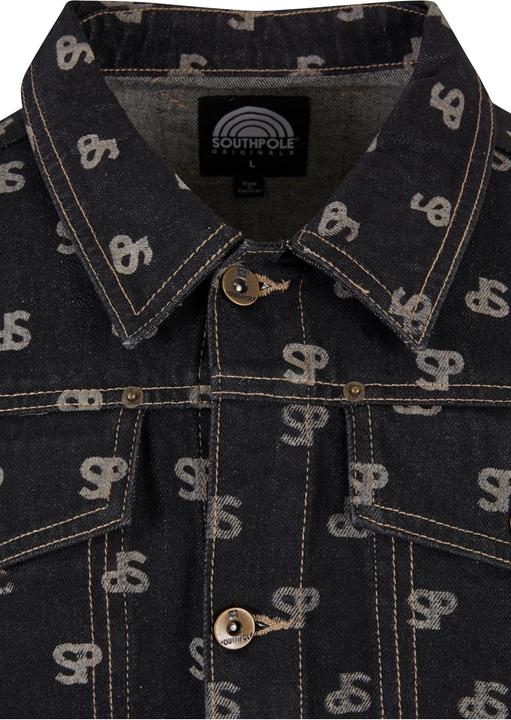 Produktbild Southpole Bleched AOP Denim Jacket - 176105 (L)