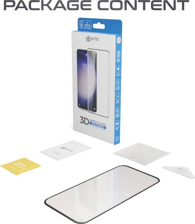 Actual product image prio 3D Panzerglas (1 Piece, Samsung Galaxy S25)