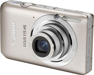 Canon IXUS 115 HS, 12MP, 4x zoom, FullHD movies, silver (1/2,3'')