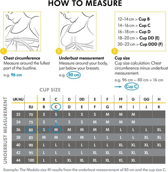 Immagine prodotto Medela Keep Cool Still- und Schlaf-BH (L)
