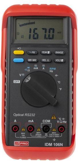 Produktbild Rs Pro IDM106N RMS Digital Multimeter (CAT II 600V, CAT III)