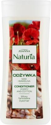 Actual product image Joanna Naturia Conditioner For Dyed Hair Conditioner Is A Dyed Hair Poppy & Cotton 200G