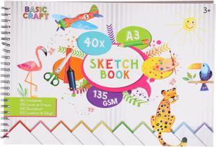 Image du produit Grafix Carnet de croquis A3 40 feuilles, 135 g / m² (A3)