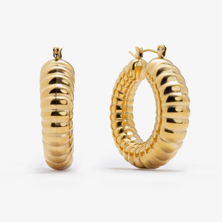 Immagine prodotto Sensora Jewelry Orecchini a cerchio Casablanca (Acciaio inossidabile)