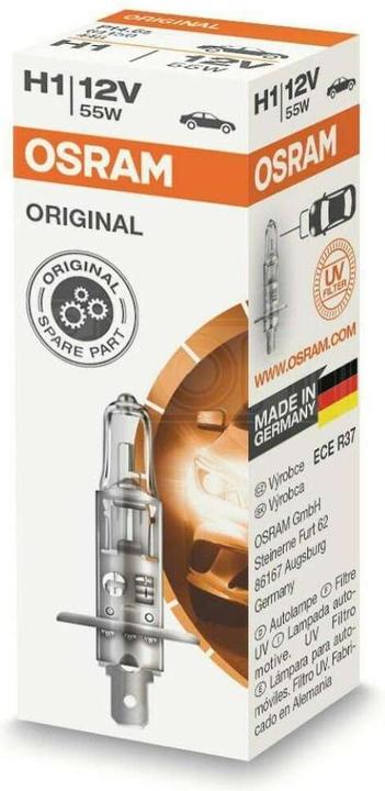 Produktbild Osram 4062172395380 Halogen Leuchtmittel Standard H1 55 W 12 V (H1)