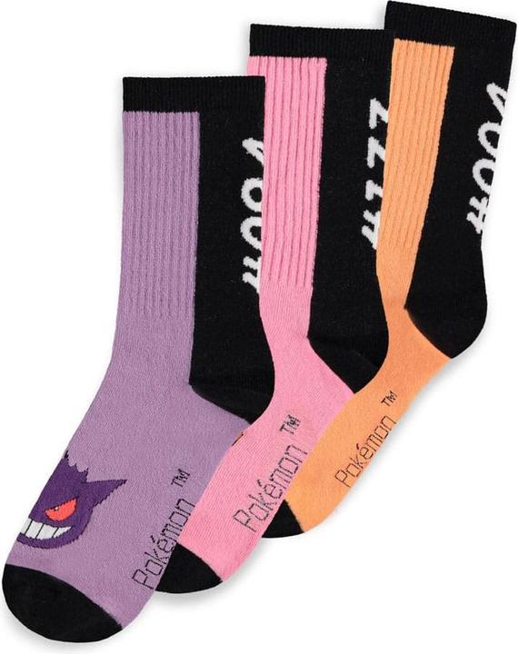 Actual product image Difuzed Pokemon - Gengar, Eevee, Charmander - 43/46 size (pack of 3, 35 - 38)
